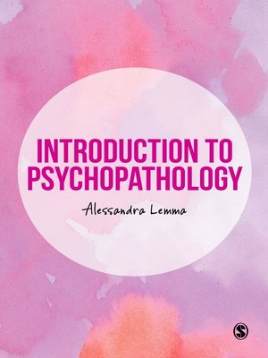 cover image of Introduction to Psychopathology